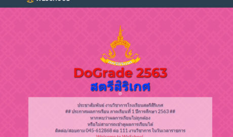 ผลการเรียนระบบออนไลน์